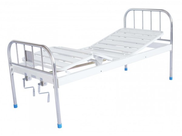ZJ-E14A二功能护理床不锈钢床头(条式床面）