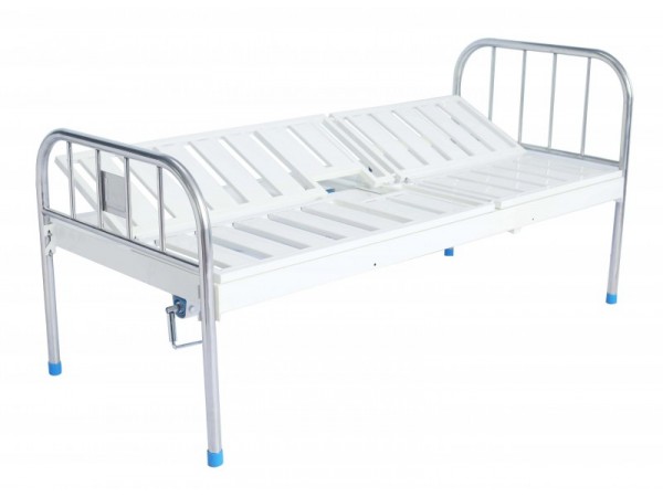 E20B不锈钢床头一功能便孔侧翻护理床 条式床面、便孔、侧翻