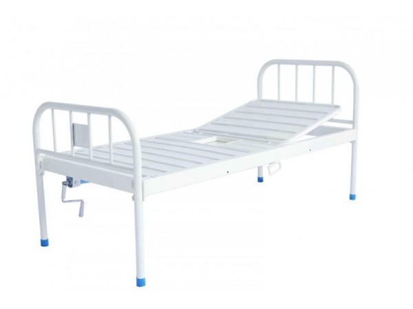 众佳E21B钢制喷塑一功能便孔护理床 条式床面、便孔