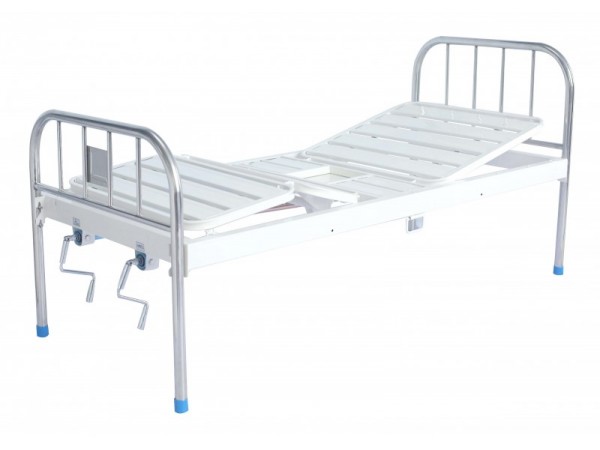 ZJ-E20不锈钢床头二功能便孔护理床  条式床面、便孔